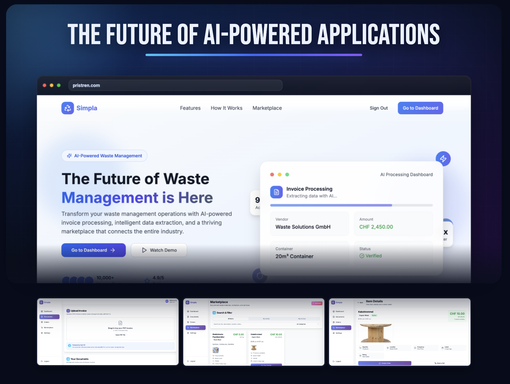 AI-Powered Waste Management Platform
